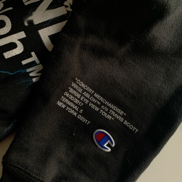 Virgil Abloh x Travis Scott Tour Sweatshirt 2017 - Picture 4 of 5